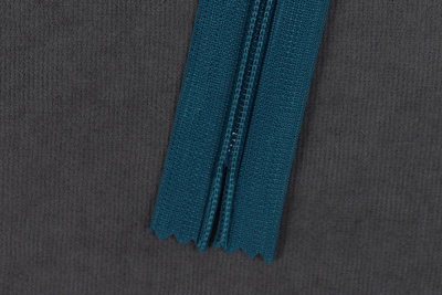 Молния потайная 30см нейлон KBB Морская волна 210 - изображение