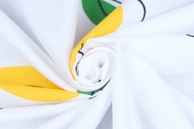 Поплин Люкс набивной 220 Лимонад - изображение