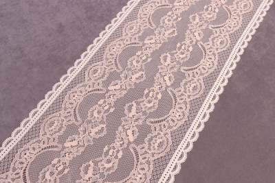 Кружево 230мм эластичное Бежевый 1922 - изображение