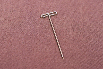 Булавка портновская 32мм т-образная Никель - изображение