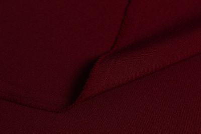 Габардин однотонный Бордовый - изображение