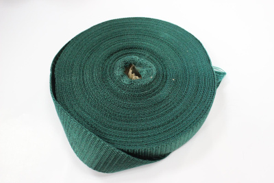 Лента ременная 30мм стропа Т.Зеленый №273 - изображение