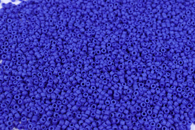 Бисер 11/0 матовый Синий - изображение