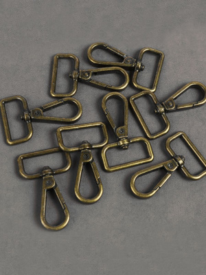 Карабин 32мм для сумок Антик - изображение