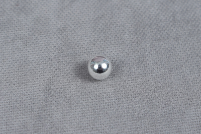 Жемчуг пробивной 8мм (комплект) Серебро - изображение