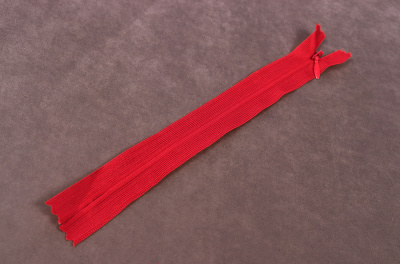 Молния потайная 20см нейлон Красный - изображение