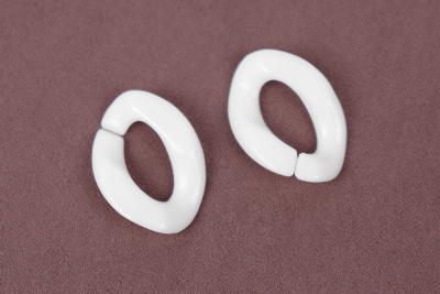 Кольцо для цепочки 17*23мм Слоновая кость - изображение