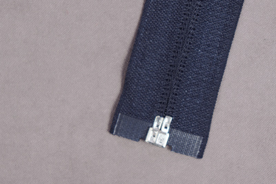 Молния разъемная 75см Т5 спираль Т.Синий 168 - изображение