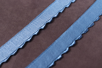 Резинка отделочная становая 12мм Серо-голубой - изображение