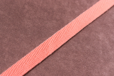 Киперная лента 10мм Персиковый - изображение