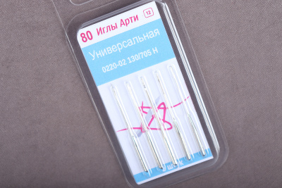 Иглы №80 Универсальные  Арти 5шт - изображение