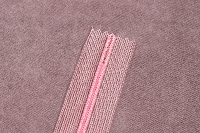 Молния потайная 20см на сетке Св.розовый 132 - изображение