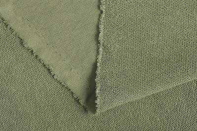 Полотно футерованное 3-нитка 320гр/м.кв.петля Шалфей - изображение