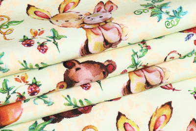 Кулирная гладь с лайкрой 190гр/м.кв. Мамина любовь - изображение