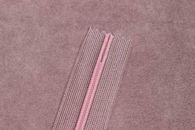 Молния потайная 20см на сетке Пыльно розовый 135 - изображение