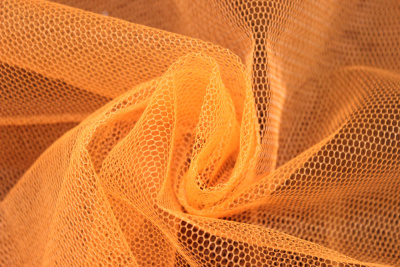Фатин жесткий Люминесцентно-оранжевый - изображение
