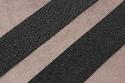 Резинка вязаная 40мм SOFT Черный - изображение