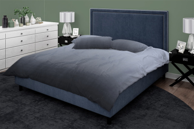 Сатин набивной 220 Радуга Черно-белый - изображение