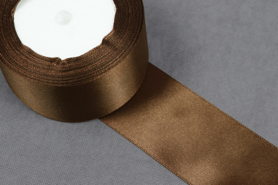 Лента атласная 50мм Коричневый Н37 - изображение