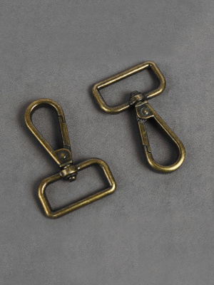 Карабин 25мм для сумок Антик - изображение