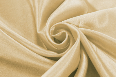 Креп-сатин однотонный Золото - изображение