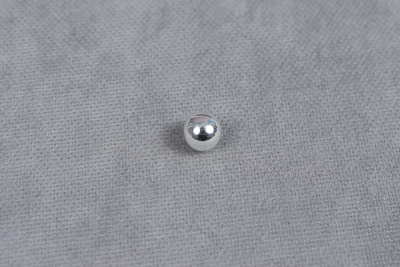 Жемчуг пробивной 6мм (комплект) Серебро - изображение