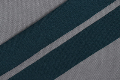 Трикотажная бейка рибана 40мм Т.Бирюзовый - изображение