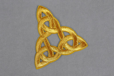 Термоаппликация Орнамент Золото APY2 - изображение