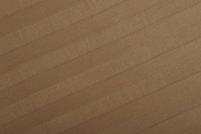 Страйп-сатин 130гр/м.кв.240 Мелкая полоска 1*1 Молочный шоколад - изображение