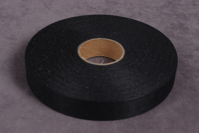 Лента клеевая 20мм 45г/м нитепрошивная по долевой Черный - изображение