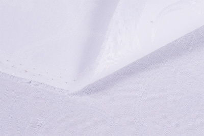 Столовая ткань Журавинка ветка Белый 2233/010101 (3м) - изображение