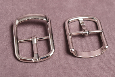 Пряжка металлическая 30*40мм с язычком Никель - изображение