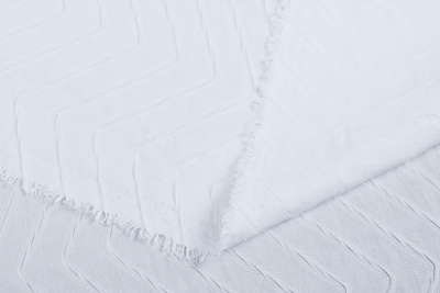 Плательный креш 17079 Зиг-заг Белый - изображение