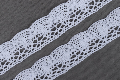 Кружево Мережка 19мм рис.19-01-110 Белый КЛ - изображение