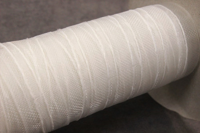 Лента шторная Равномерная 2,5см капроновая Прозрачный - изображение