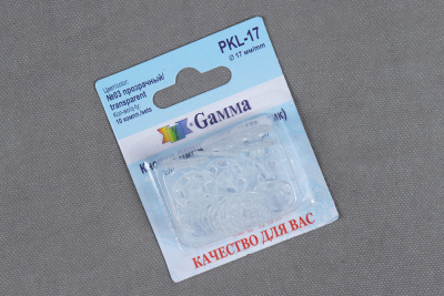 Набор кнопок пришивных 17мм Прозрачный - изображение