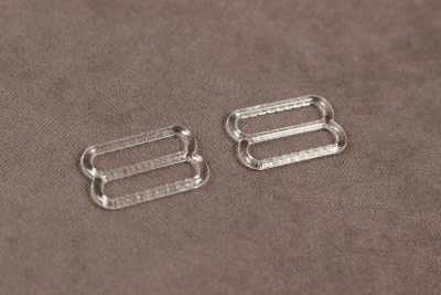 Регулятор бретелей 15мм пластмассовый Прозрачный - изображение