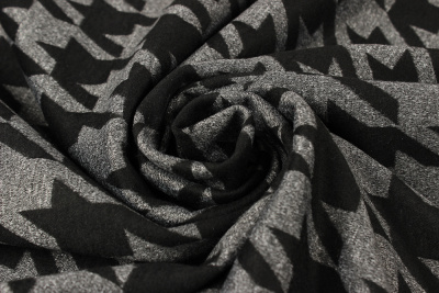 Трикотаж гусиная лапка 2311 Черный/серый Трикотаж гусиная лапка 2311 Черный/серый - изображение