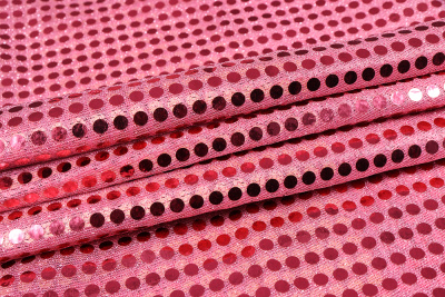Трикотаж копейка Розовый - изображение