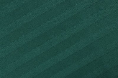 Страйп-сатин 140гр/м.кв.240 Мелкая полоска Изумрудный 1*1 - изображение