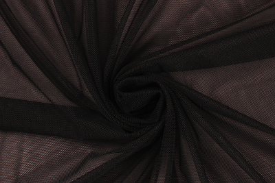 Сетка-стрейч 17 Черный - изображение