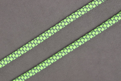 Шнур СВО круглый 5мм Серый/Лимон - изображение