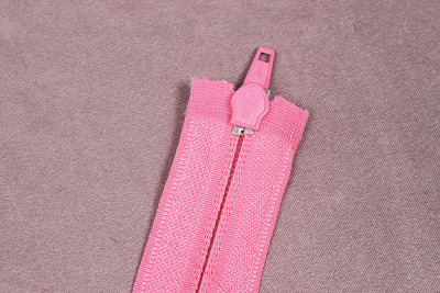 Молния 90см разъёмная спираль 2 бегунка Т7  Розовый - изображение