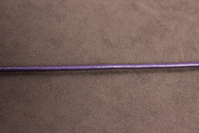 Шнур кожаный 2мм Сиреневый - изображение