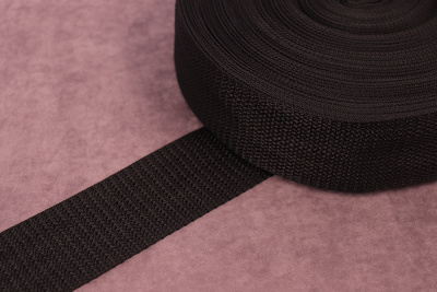 Лента ременная 50мм стропа Черный - изображение