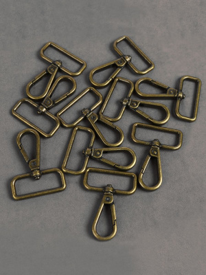 Карабин 32мм для сумок Антик - изображение