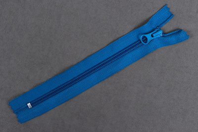 Молния 18см Т5 неразъемная спираль Т.Бирюзовый 216 - изображение