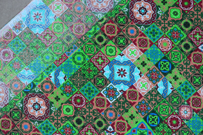 Бязь-универсал П13-150 ИВ Пэчворк Зеленый - изображение