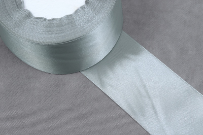 Лента атласная 50мм Серый Н37 - изображение