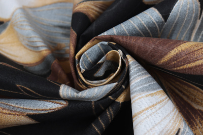 Бязь набивная 220 Премиум Тейково Золотой цвет - изображение